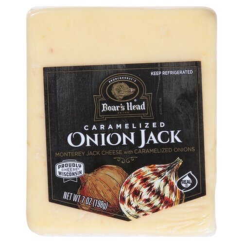 Brunckhorst's Boar's Head Caramelized Onion Jack Cheese, 7 oz