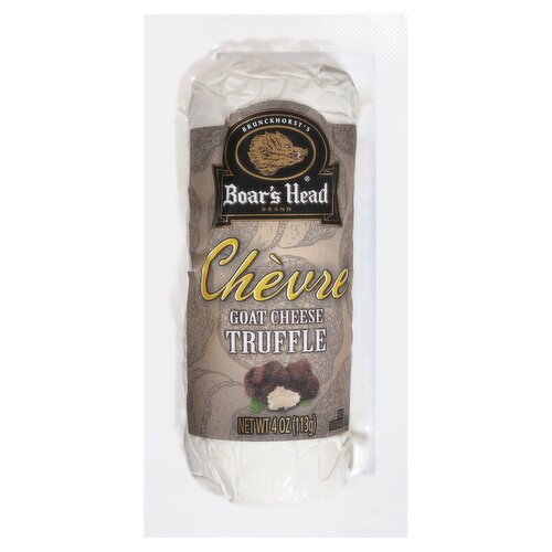 Brunckhorst's Boar's Head Chèvre Truffle Goat Cheese, 4 oz