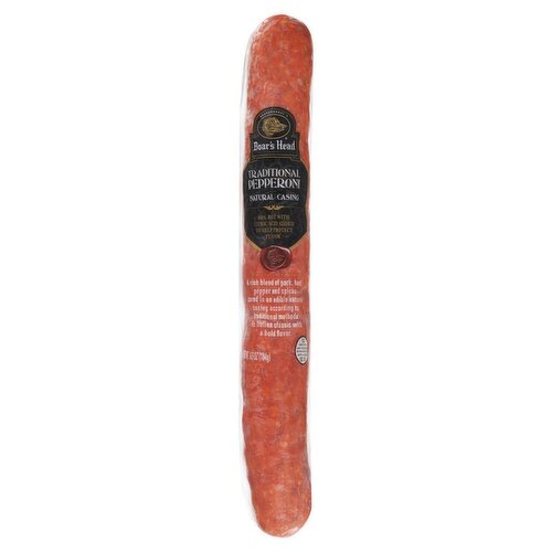 Boar's Head Natural Casing Traditional Pepperoni, 6.5 oz