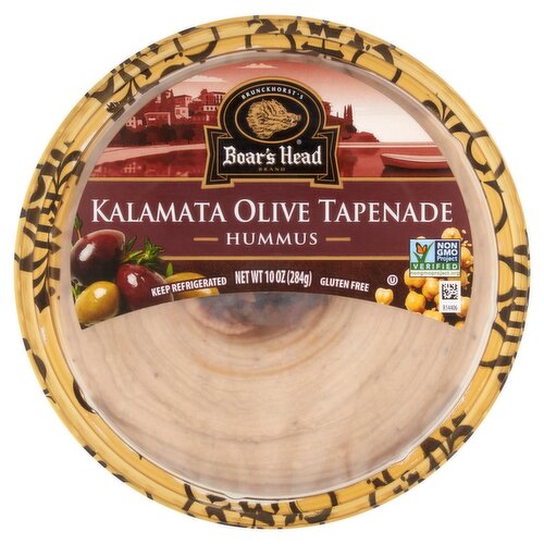 Boar's Head Kalamata Olive Tapenade Hummus, 10 oz