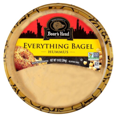 Boar's Head Everything Bagel Hummus, 10 oz