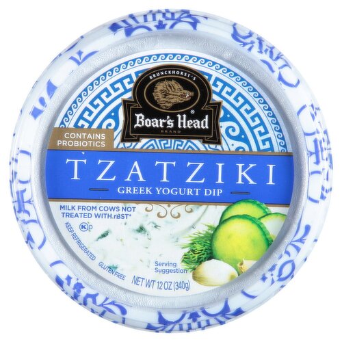 Boar's Head Tzatziki Greek Yogurt Dip, 12 oz