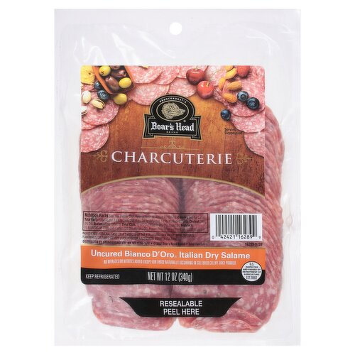Boar's Head Bianco D'Oro Uncured Italian Dry Salame 12 oz