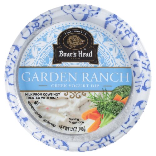 Boar's Head Garden Ranch Greek Yogurt Dip, 12 oz