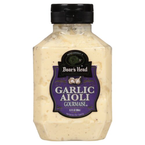 Brunckhorst's Boar's Head Garlic Aioli Gourmaise, 9.5 fl oz