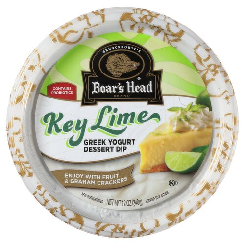 Boar's Head Key Lime Greek Yogurt Dessert Dip, 12 oz