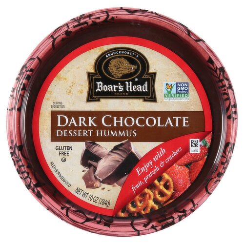 Boar's Head Dark Chocolate Dessert Hummus, 10 oz