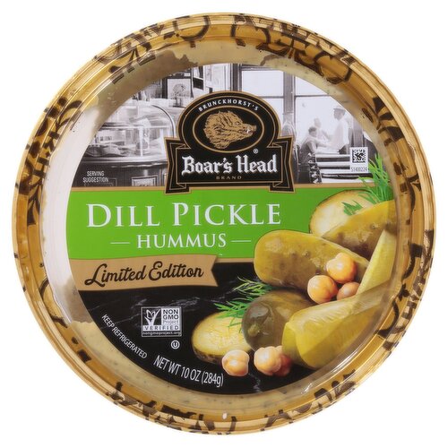 Boar's Head Dill Pickle Hummus Limited Edition, 10 oz