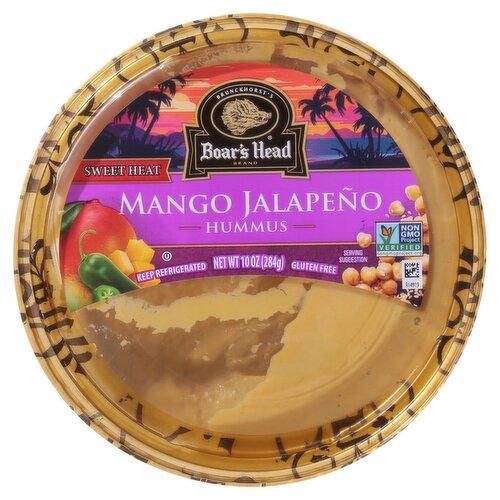 Boar's Head Sweet Heat Mango Jalapeño Hummus, 10 oz