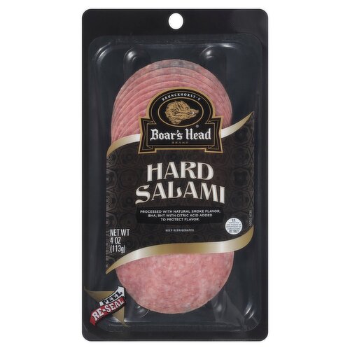 Brunckhorst's Boar's Head Hard Salami, 4 oz