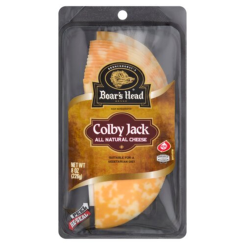 Boar's Head Colby Jack All Natural Cheese, 8 oz