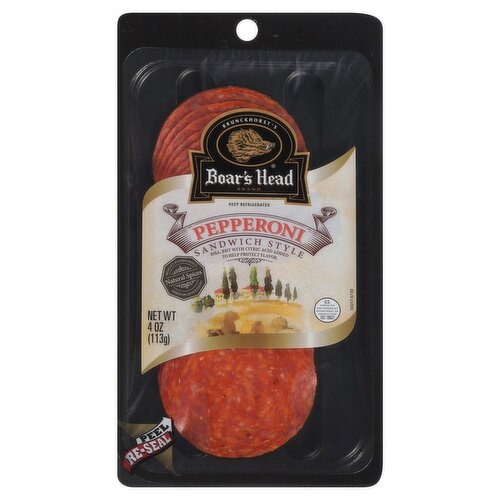 Boar's Head Sandwich Style Pepperoni, 4 oz