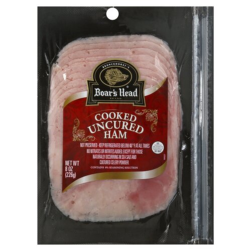 Brunckhorst's Boar's Head Cooked Uncured Ham, 8 oz