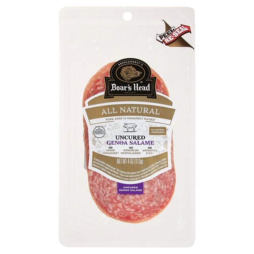 Boar's Head Uncured Genoa Salame, 4 oz