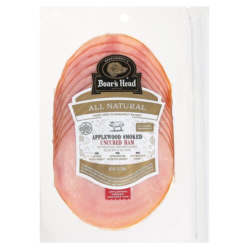 Boar's Head Applewood Smoked Uncured Ham, 7 oz