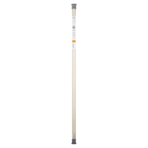 Kenney Twist & Fit No Tools Brushed Nickel 2 Step Home Shower Rod