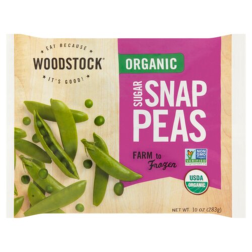 Woodstock Organic Sugar Snap Peas, 10 oz