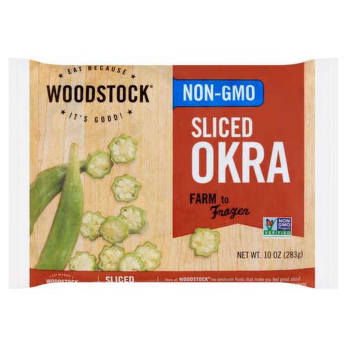 Woodstock Sliced Okra, 10 oz