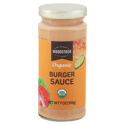 Woodstock Organic Burger Sauce, 7 oz