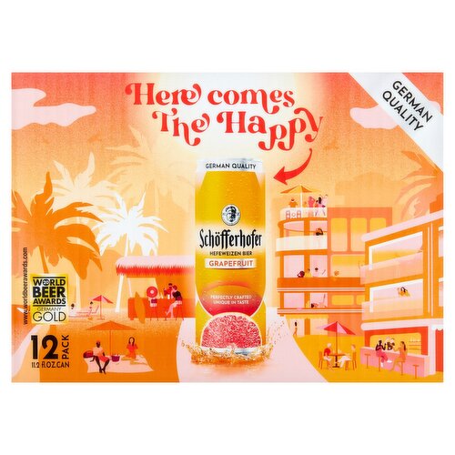 Schöfferhofer Grapefruit Beer, 11.2 fl oz, 12 count