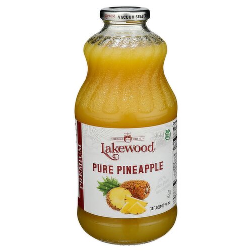 Lakewood Pure Pineapple Juice, 32 fl oz