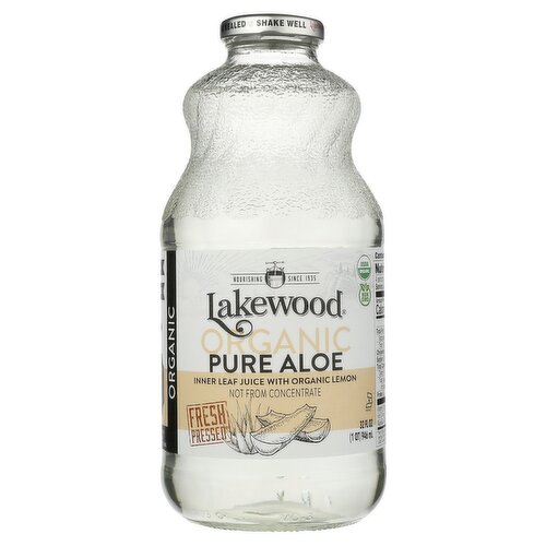 Lakewood Organic Pure Aloe Juice, 32 fl oz