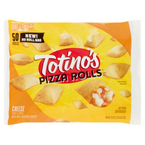 Totino's Pizza Rolls Cheese Pizza Snacks, 50 count, 24.8 oz