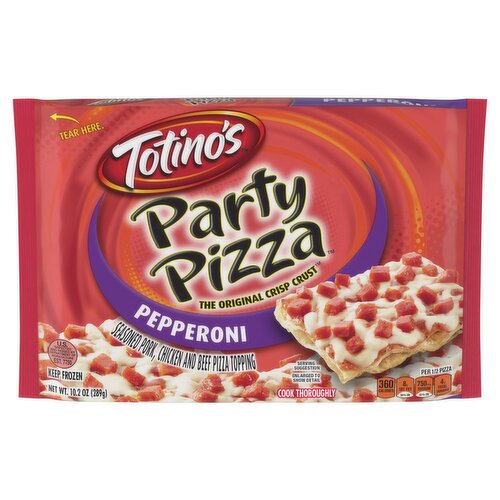 Totino's The Original Crisp Crust Pepperoni Party Pizza, 10.2 oz