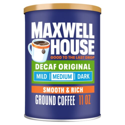 Maxwell House Medium Decaf Original Ground Coffee, 11 oz