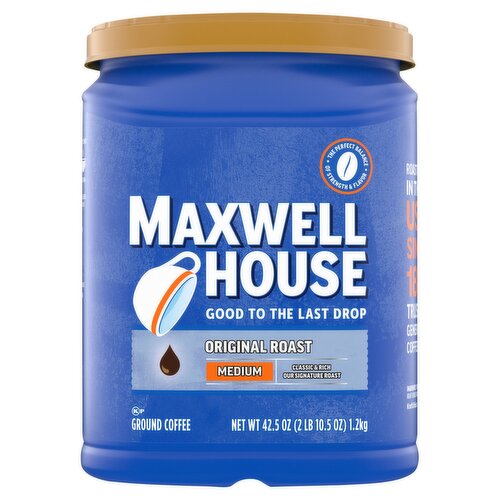 Maxwell House Original Roast Medium Ground Coffee, 42.5 oz