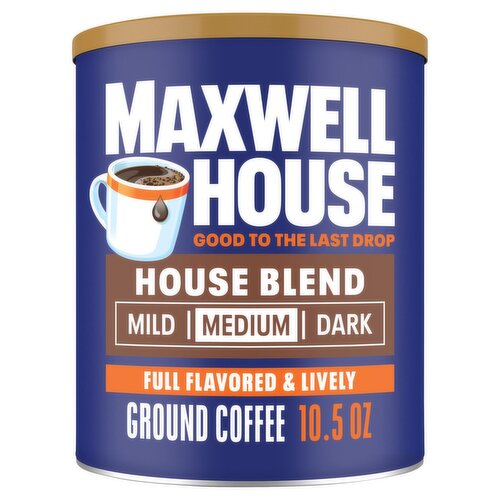 Maxwell House Medium House Blend Ground Coffee, 10.5 oz