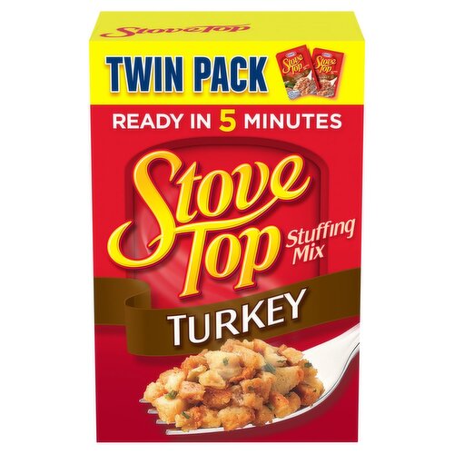 Stove Top Stuffing Mix for Turkey Twin Pack, 6 oz, 2 count