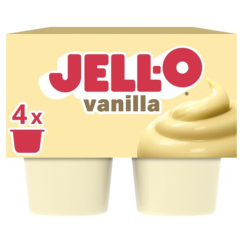 Jell-O Vanilla Pudding Snacks, 4 count, 15.5 oz