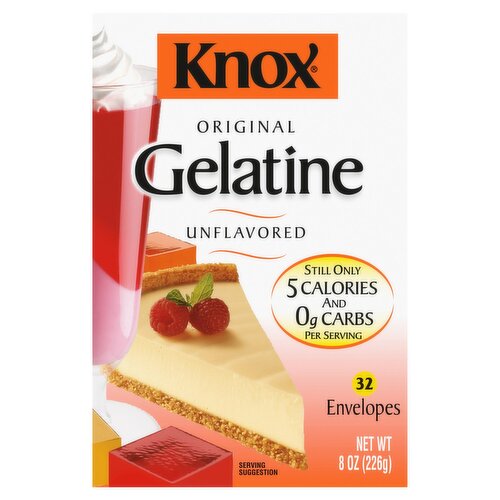 Knox Original Unflavored Gelatin, 32 count, 8 oz