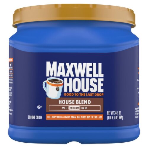 Maxwell House House Blend Medium Ground Coffee, 24.5 oz