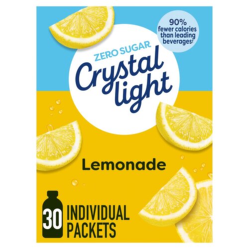 Crystal Light Lemonade Drink Mix, 0.14 oz, 30 count