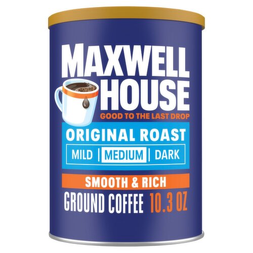 Maxwell House Original Roast Medium Ground Coffee, 10.3 oz