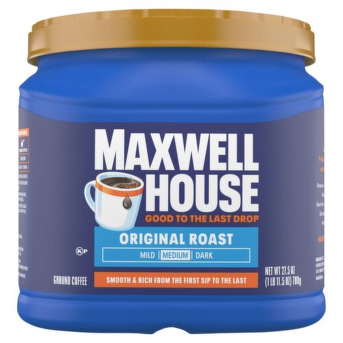 Maxwell House Original Roast Medium Ground Coffee, 27.5 oz