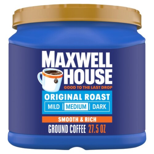 Maxwell House Original Roast Medium Ground Coffee, 27.5 oz
