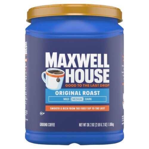 Maxwell House Medium Original Roast Ground Coffee, 38.2 oz