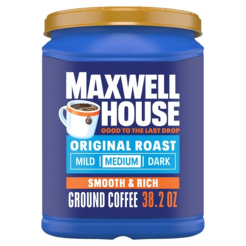 Maxwell House Medium Original Roast Ground Coffee, 38.2 oz