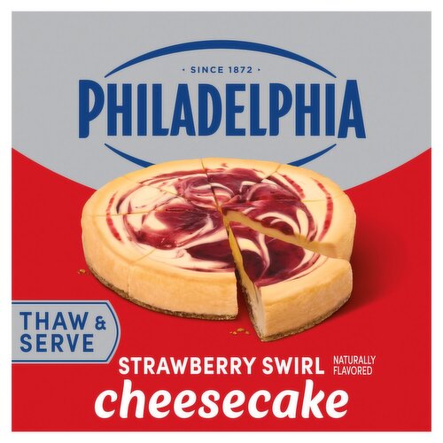 Philadelphia Strawberry Swirl Cheesecake, 8 count, 24 oz