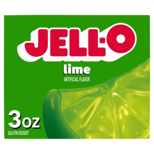 Jell-O Lime Gelatin Dessert, 3 oz