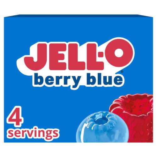 Jell-O Berry Blue Gelatin Dessert, 3 oz