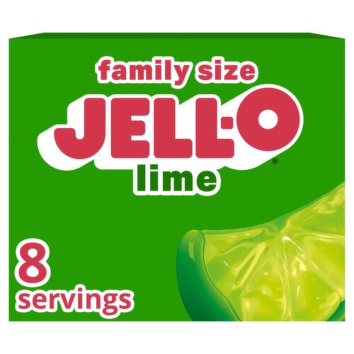 Jell-O Lime Gelatin Dessert Family Size, 6 oz