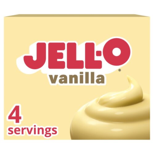 Jell-O Vanilla Instant Pudding & Pie Filling, 3.4 oz