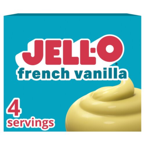 Jell-O French Vanilla Instant Pudding & Pie Filling, 3.4 oz