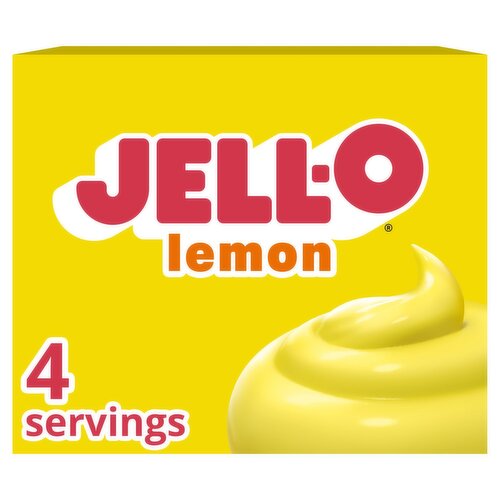 Jell-O Lemon Instant Pudding & Pie Filling, 3.4 oz