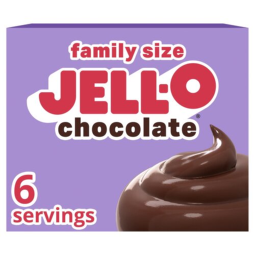 Jell-O Chocolate Instant Pudding & Pie Filling Family Size, 5.9 oz