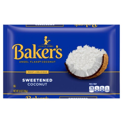 Baker's Sweetened Angel Flake Coconut, 14 oz